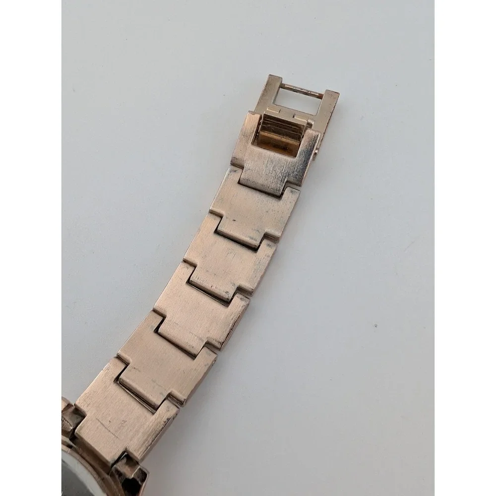 Aeropostale Watch Women 36mm Rose Gold Case Rhinestones 7